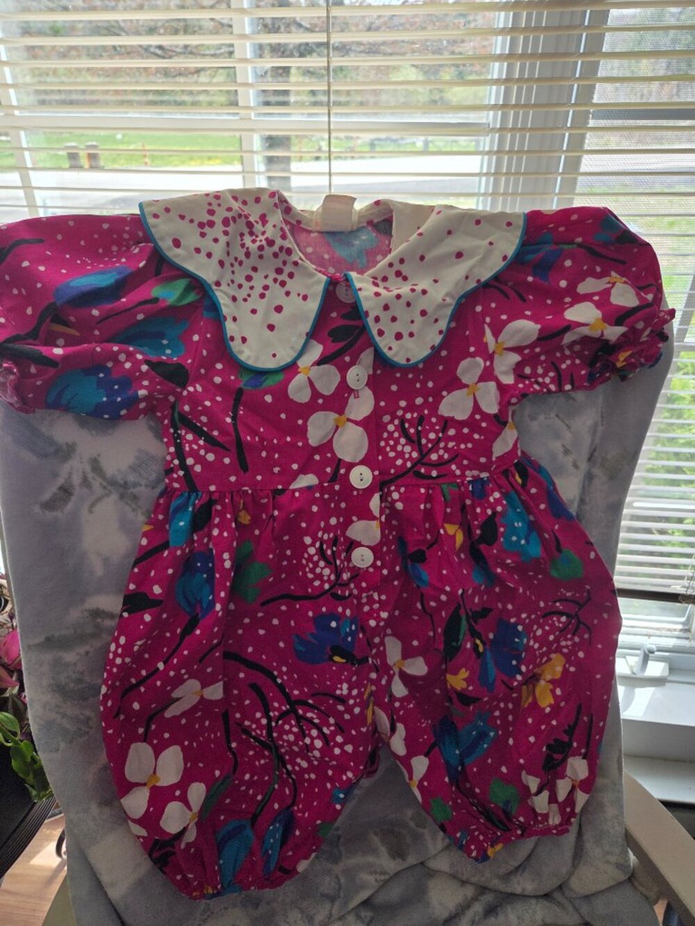 MANDARIN Vtg vintage toddler jumpsuit size 4